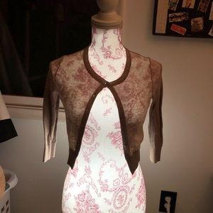 Brown cropped sweater!